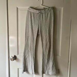 old navy flare ribbed sweatpants